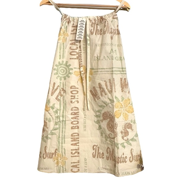 🔆 Urban Outfitters, BDG Eva Tie-Front Ruched Strap Trapeze Mini Dress NWT - Picture 3 of 6